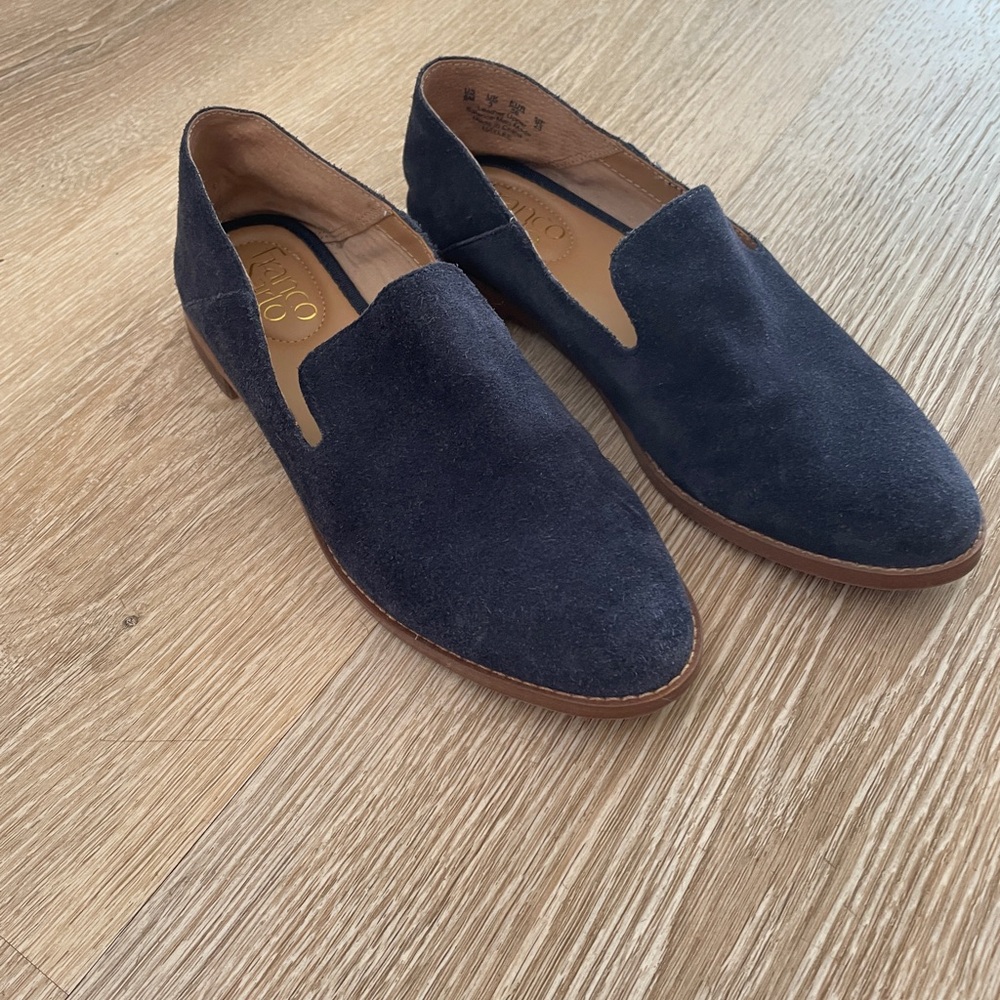 Franco Sarto Jeena Suede Loafers- Size 6
